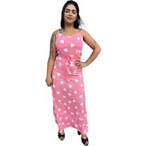 Vestido Longo Coração Alcinha Ziper Nas Costas Com Cinto Vestido Longo Coração Alcinha Ziper Nas Costas Com Cinto