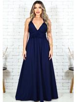 Vestido Longo Cruzado Nas Costas Soltinho Abaixo Do Busto Vestido Longo Cruzado Nas Costas Soltinho Abaixo Do Busto