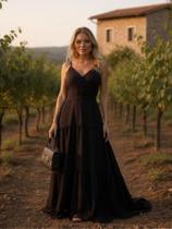 Vestido Longo De Festa Elegante Madrinha Formatura Convidada Moda Verão