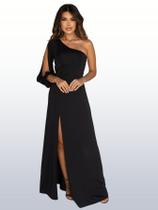 Vestido Longo De Festa Elegante Social Tubinho Madrinha Casamento Moda Festa Tendência Feminina