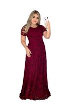 Vestido Longo de Festa Madrinha e Formatura em Renda