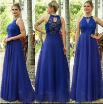 Vestido Longo De Festa Para Madrinha , Formatura, Festas. Cor:Azul tifane tamanho:G Vestido Longo De Festa Para Madrinha , Formatura, Festas. Cor:Azul tifane tamanho:G