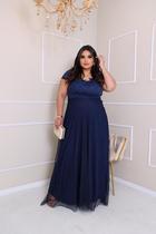 Vestido Longo de Festa Plus Size