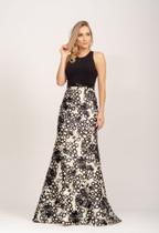 Vestido Longo Dkreling Estampado TAMANHO P