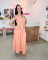 Vestido longo Duna com Laços