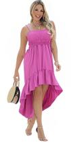 Vestido Longo Elastex Alça Feminino Cauda Com bojo Amarração Vestido Longo Elastex Alça Feminino Cauda Com bojo Amarração