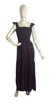 Vestido Longo Elastex Com Alça Crepe Twill - 36 Ao 42 Vestido Longo Elastex Com Alça Crepe Twill - 36 Ao 42