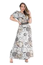 Vestido Longo Em Crepe Manga Morcego Kauly 3710 Vestido Longo Em Crepe Manga Morcego Kauly 3710