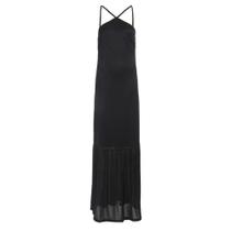 Vestido Longo em Malha Preto
