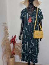 Vestido longo em viscose e elastano Tamanho único Vestido longo em viscose e elastano Tamanho único
