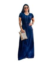 Vestido longo estampado dia a dia manga curta evangelica ajuste na cintura - Elegance Vestido longo estampado dia a dia manga curta evangelica ajuste na cintura - Elegance