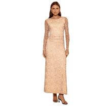 Vestido Longo Estampado Em Malha Tule Lez A Lez Vestido Longo Estampado Em Malha Tule Lez A Lez