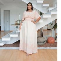 Vestido Longo Estampado Plus Size 9 Geração G1 G2 G3 G4 Vestido Longo Estampado Plus Size 9 Geração G1 G2 G3 G4