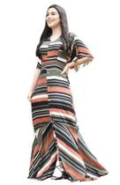 Vestido Longo Estampado Sereia Joelik Vestido Longo Estampado Sereia Joelik