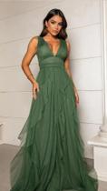 Vestido longo feminino adulto