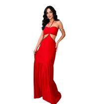 Vestido longo feminino bojo recortes Vestido longo feminino bojo recortes