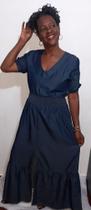 Vestido longo feminino D&A modas Vestido longo feminino D&A modas