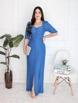 Vestido Longo Feminino De Festa Com Manga Justo Sereia Vestido Longo Feminino De Festa Com Manga Justo Sereia