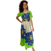 Vestido Longo Feminino Festa Social Midi Babado Evangelico Vestido Longo Feminino Festa Social Midi Babado Evangelico