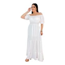 Vestido Longo Feminino Verão Casamento Três Maria Dia Moda Evangélico