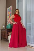 vestido longo festa M marsala