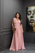 Vestido longo festa rose Vestido longo festa rose