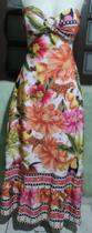 Vestido longo floral Vestido longo floral
