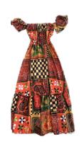 Vestido Longo Floral Ciganinha