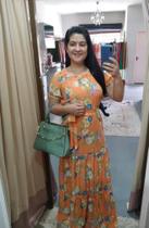 Vestido longo florido Vestido longo florido