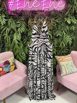 Vestido longo frente unica