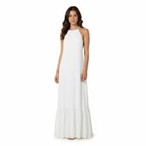 Vestido Longo Frente Unica Festas Madrinha Casamento Civil