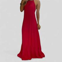 Vestido Longo Frente Única Noivado Casamentos Festas