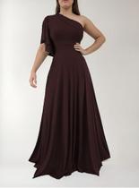 Vestido Longo Godê Para Madrinha Casamento Festa Formatura