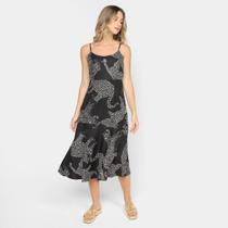 Vestido Longo Hering Estampado Feminino