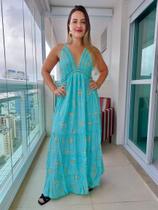 Vestido Longo Indiano Lurex Luxo Boho Chic c/ Forro-cod.64 Vestido Longo Indiano Lurex Luxo Boho Chic c/ Forro-cod.64
