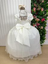 Vestido Longo Infantil Dama de Honra Daminha Off Selena Vestido Longo Infantil Dama de Honra Daminha Off Selena