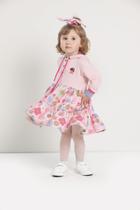 Vestido Longo Infantil Menina Capuz Inverno Lessa Kids 7768