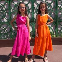 Vestido longo infantil tamanho 12