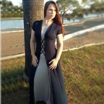 Vestido Longo Joaninha Moda Evangélica Feminina