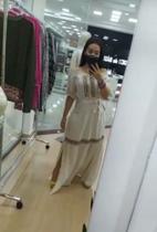 Vestido longo linho