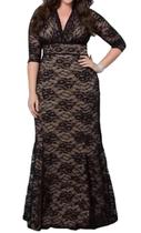 Vestido Longo Madrinha 62 Renda Plus Size Formatura Vestido Longo Madrinha 62 Renda Plus Size Formatura