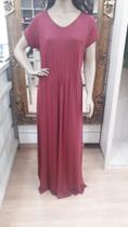 Vestido longo malha viscolaicra tamanho m