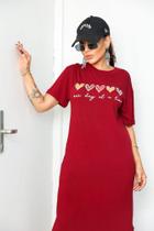 Vestido longo manga curta malha de viscose feminino novidade