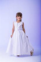 Vestido Longo Marie para Meninas - Olivia Branco