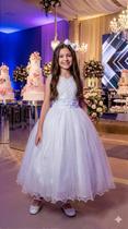 Vestido Longo Marie para Meninas - Olivia Branco