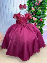 Vestido Longo Marsala Giovanella para Dama, Daminha e Noivinha Vestido Longo Marsala Giovanella para Dama, Daminha e Noivinha