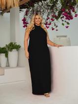 Vestido Longo Marsala Plus Size Frente Única Festa Formaturas Casamento Convidada Elegante Vestido Longo Marsala Plus Size Frente Única Festa Formaturas Casamento Convidada Elegante