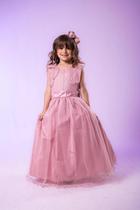 Vestido Longo Mel Rose Luxo Marie Formatura Fardamento Apresentação Festa