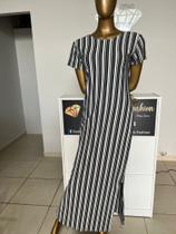 Vestido Longo Moda Evangélica Estampa Exclusiva - Veste 38/40