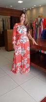 Vestido Longo nula manga